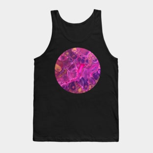 Pink Passion / Acrylic Pouring Tank Top